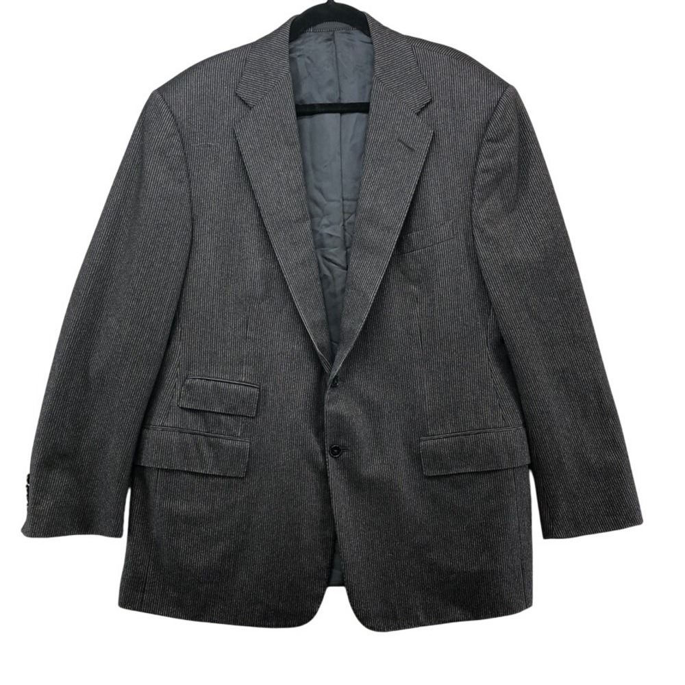 Ralph Lauren Purple Label Blazer Mens 44 Reg Charcoal Pinstripe Wool England